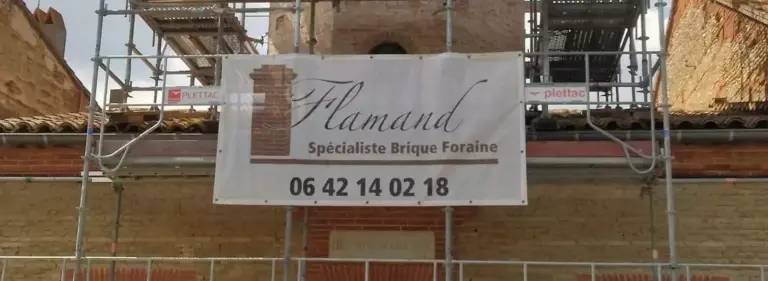 SAS Flamand - Artisan brique foraine Occitanie - Rénovation patrimoine
